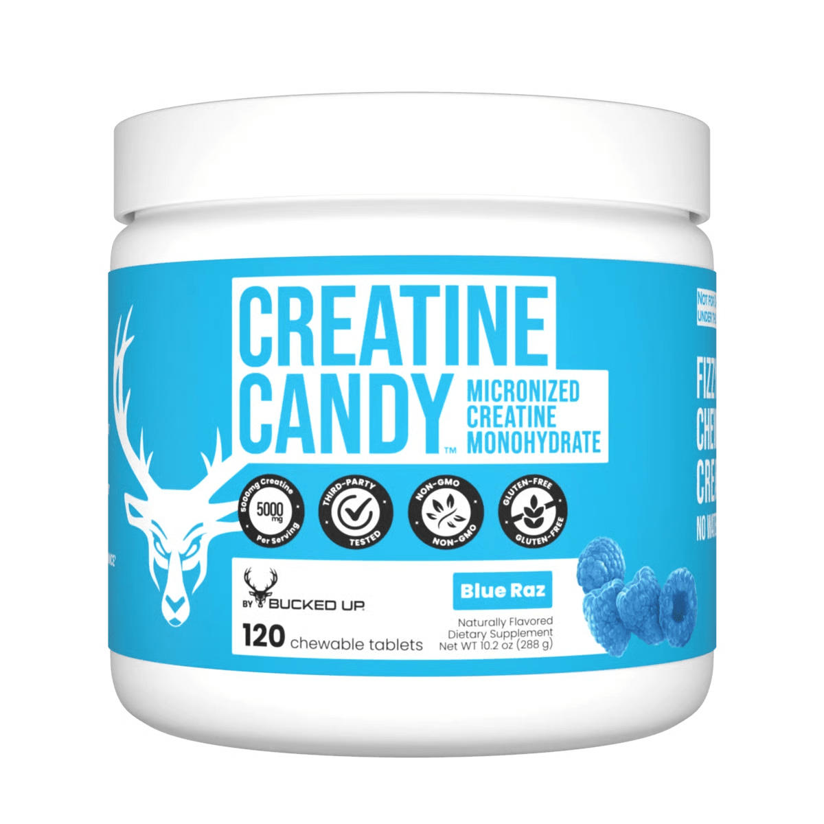 Bucked Up - Creatine Candy - Blue Raz - Creatine - Animal Supps | Sports Nutrition & Supplement Store | Vineland, NJ