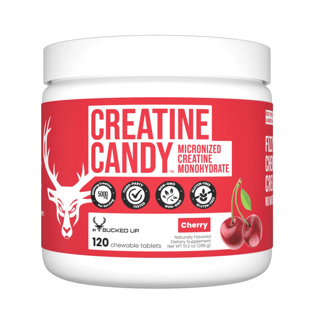 Bucked Up - Creatine Candy - Candy Cherry - Creatine - Animal Supps | Sports Nutrition & Supplement Store | Vineland, NJ