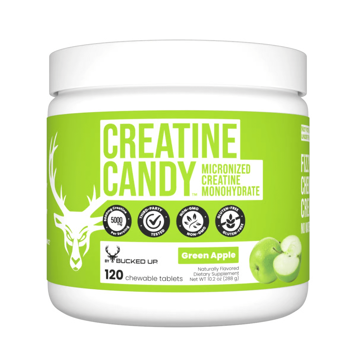 Bucked Up - Creatine Candy - Green Apple - Creatine - Animal Supps | Sports Nutrition & Supplement Store | Vineland, NJ