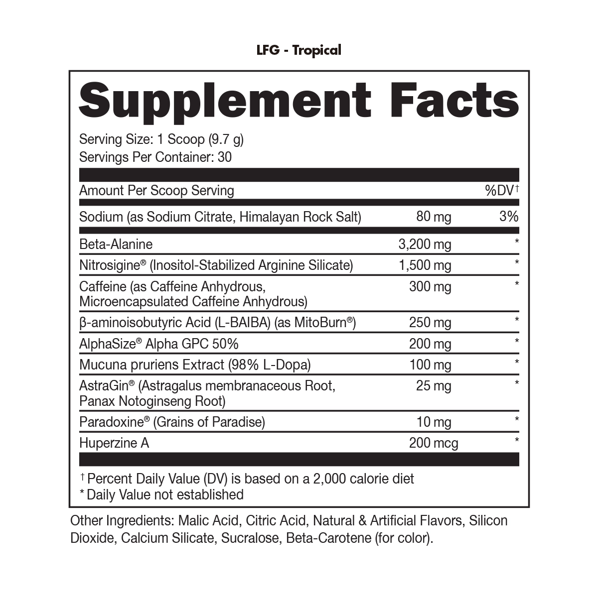 Bucked Up - LFG Burn - Ninja Nectar - Pre - Workout - Animal Supps | Sports Nutrition & Supplement Store | Vineland, NJ