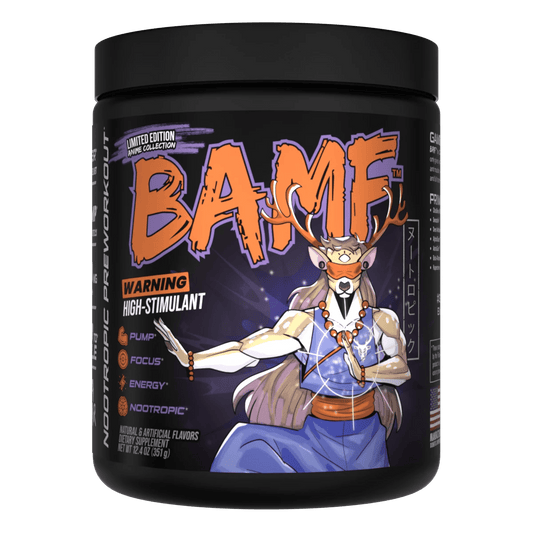 BuckedUp - BAMF High Stimulant Nootropic Pre - Workout - Anime Ninja Warrior 30serv - Pre - Workout - Animal Supps | Sports Nutrition & Supplement Store | Vineland, NJ
