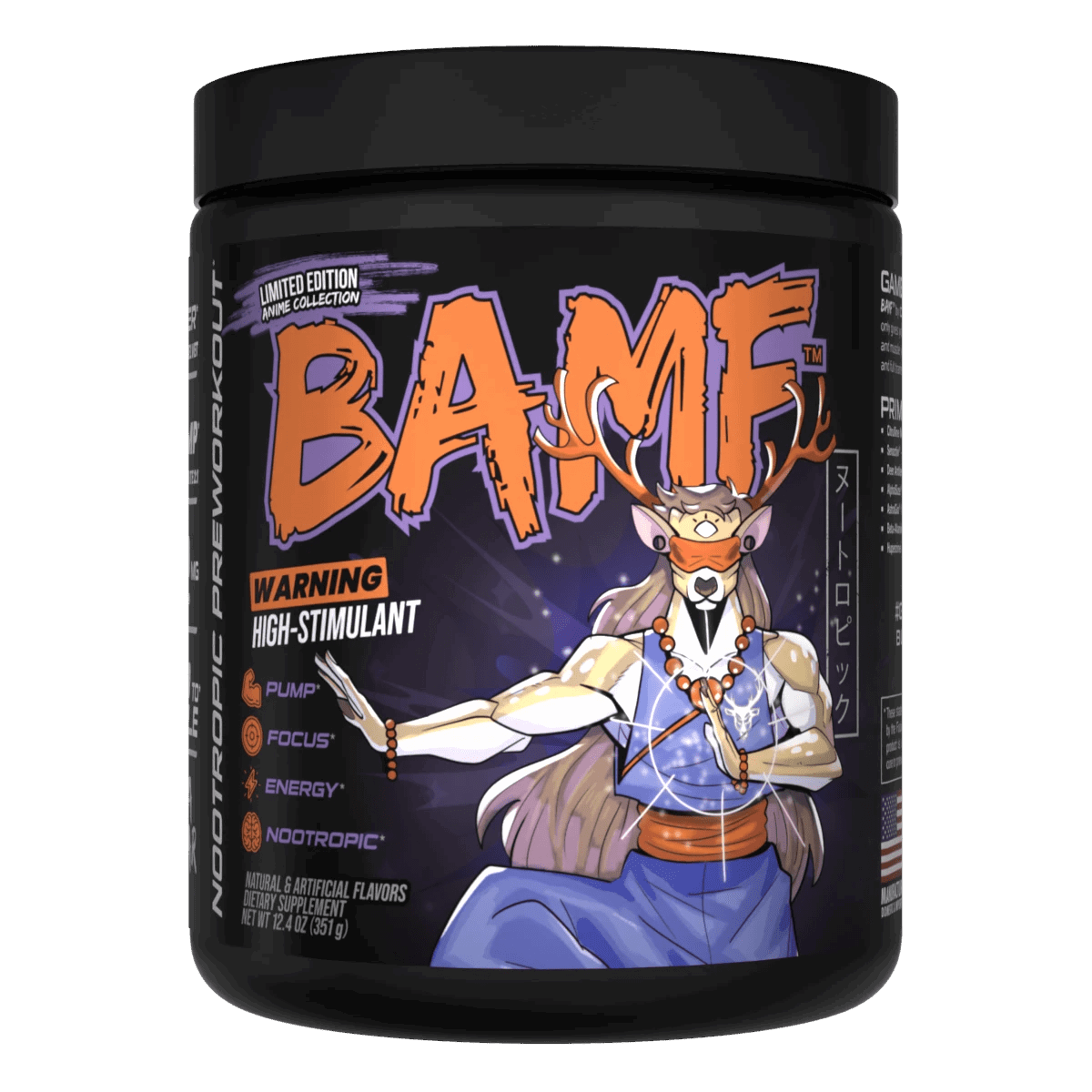 BuckedUp - BAMF High Stimulant Nootropic Pre - Workout - Pre - Workout - Animal Supps | Sports Nutrition & Supplement Store | Vineland, NJ