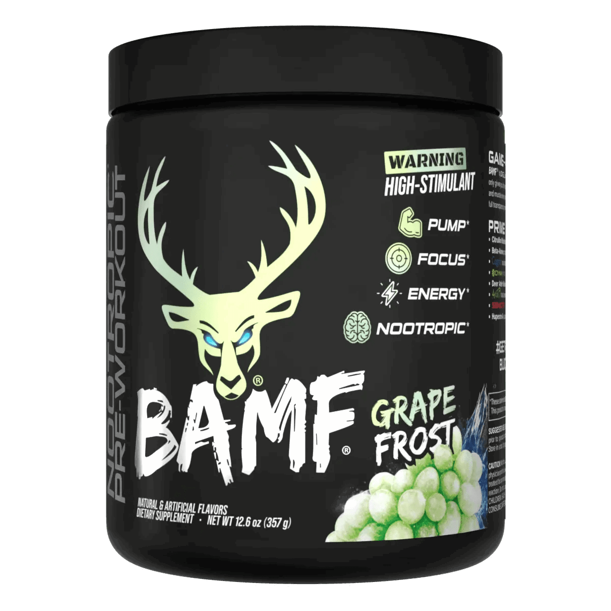 BuckedUp - BAMF High Stimulant Nootropic Pre - Workout - Pre - Workout - Animal Supps | Sports Nutrition & Supplement Store | Vineland, NJ