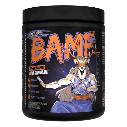 BuckedUp - BAMF High Stimulant Nootropic Pre - Workout - Anime Ninja Warrior 30serv - Pre - Workout - Animal Supps | Sports Nutrition & Supplement Store | Vineland, NJ