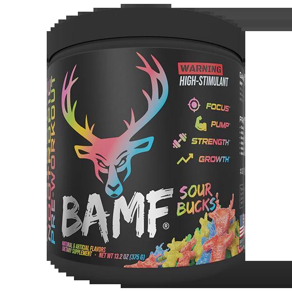 BuckedUp - BAMF High Stimulant Nootropic Pre - Workout - Sour Bucks 30serv - Pre - Workout - Animal Supps | Supplement, Sports Nutrition, and Vitamin Shop | Vineland NJ
