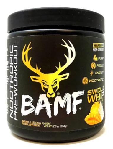 BuckedUp - BAMF High Stimulant Nootropic Pre - Workout - Swole Whip 30serv - Pre - Workout - Animal Supps | Supplement, Sports Nutrition, and Vitamin Shop | Vineland NJ
