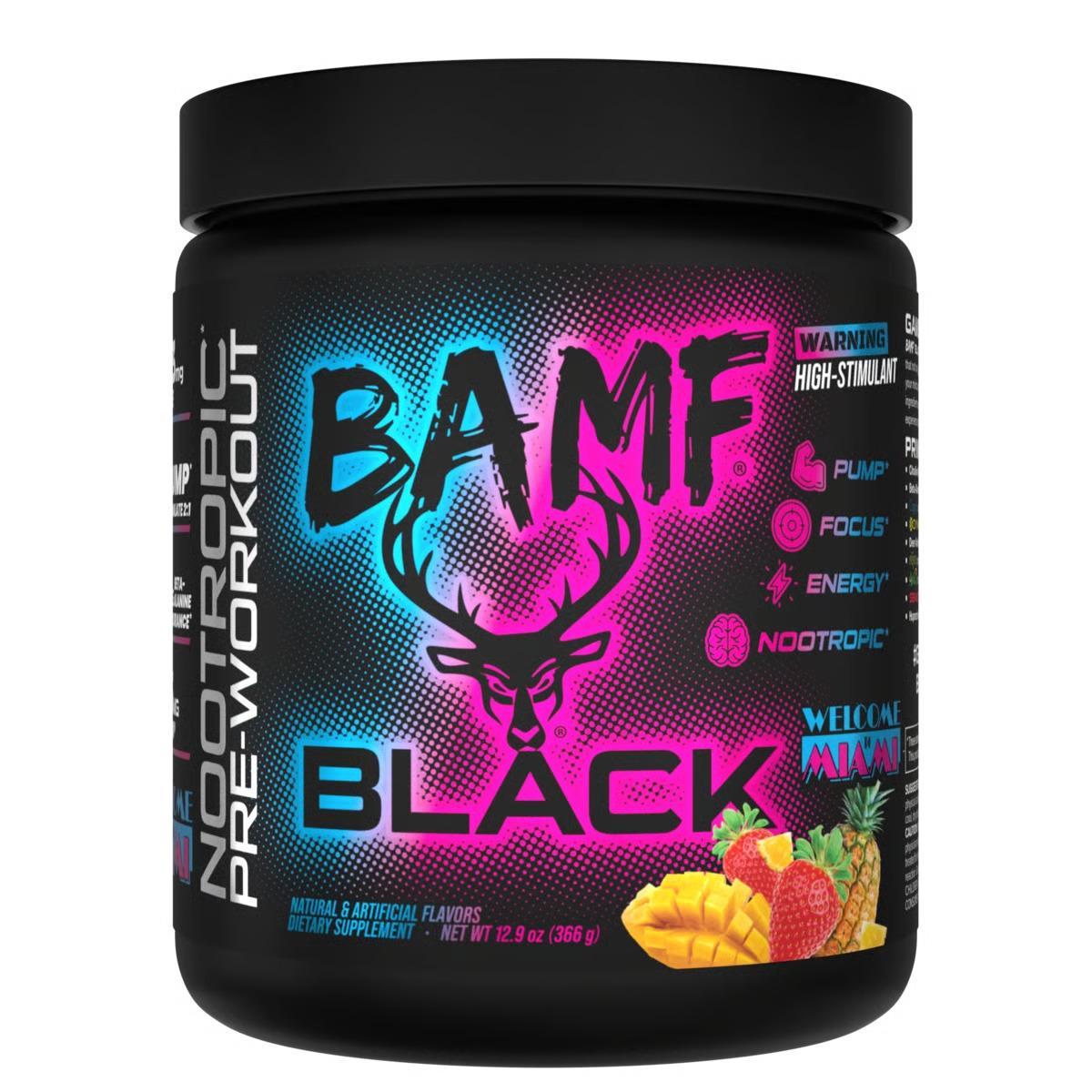 BuckedUp - BAMF High Stimulant Nootropic Pre - Workout - Welcome Miami 30serv - Pre - Workout - Animal Supps | Supplement, Sports Nutrition, and Vitamin Shop | Vineland NJ
