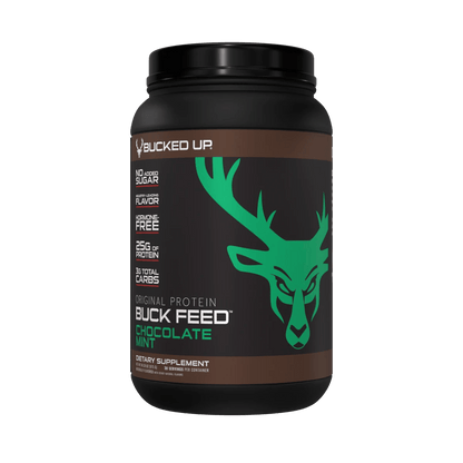BuckedUp - BuckFeed Original Protein - Chocolate Mint 30serv - Protein - Animal Supps | Sports Nutrition & Supplement Store | Vineland, NJ