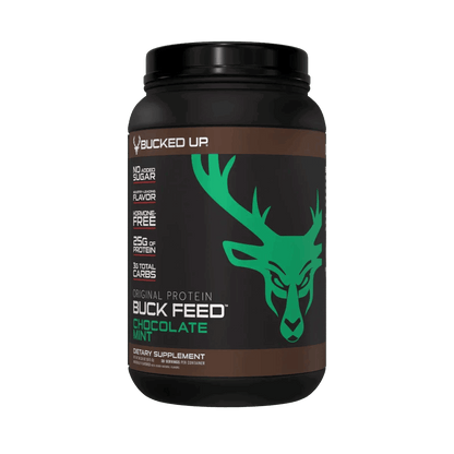 BuckedUp - BuckFeed Original Protein - Chocolate Mint 30serv - Protein - Animal Supps | Sports Nutrition & Supplement Store | Vineland, NJ