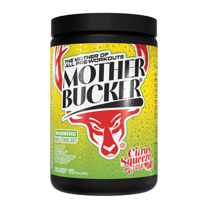 BuckedUp - Mother Bucker Pre - Workout - Citrus Squeeze Soda 20serv - Pre - Workout - Animal Supps | Sports Nutrition & Supplement Store | Vineland, NJ