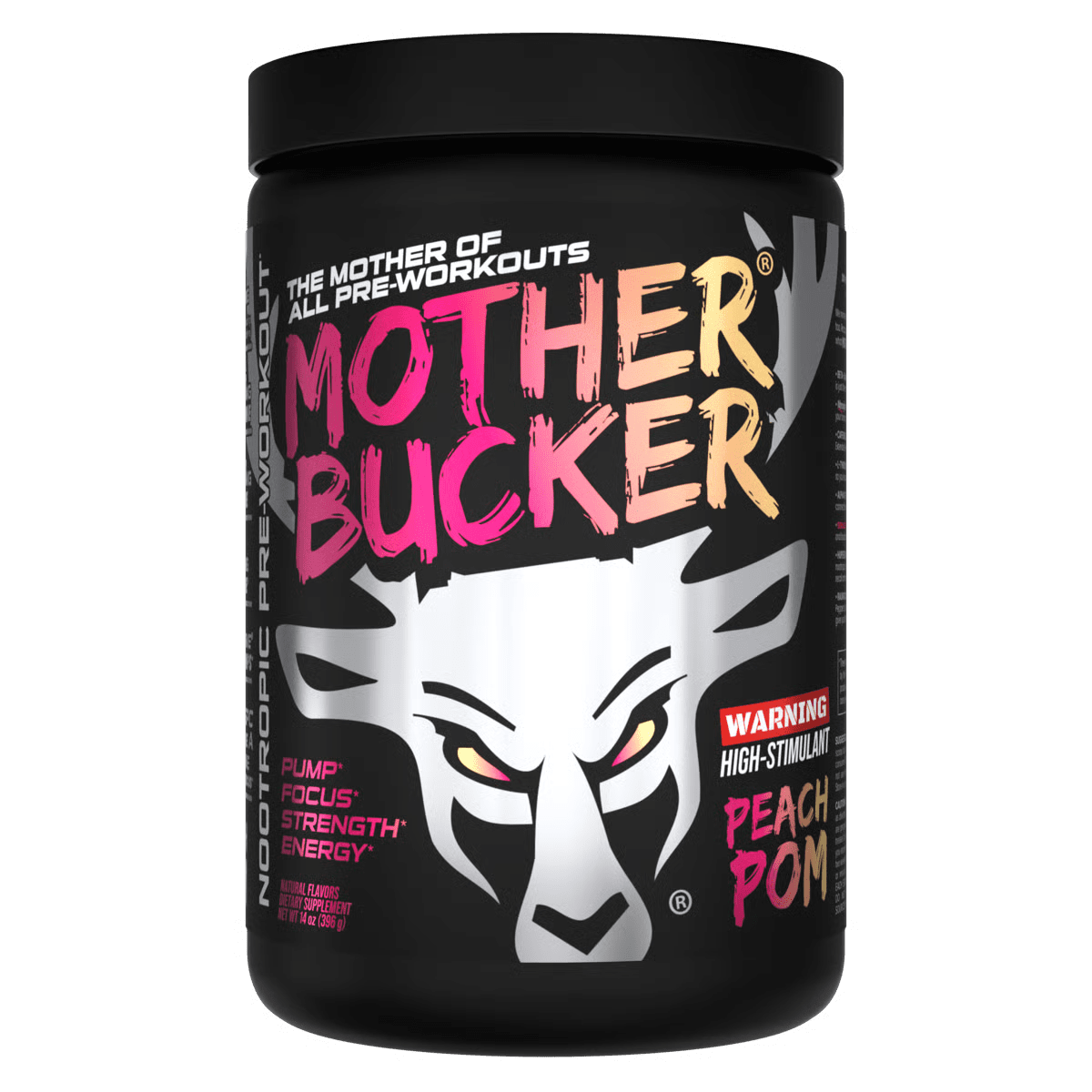 BuckedUp - Mother Bucker Pre - Workout - Peach Pom 20serv - Pre - Workout - Animal Supps | Sports Nutrition & Supplement Store | Vineland, NJ