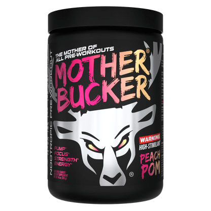 BuckedUp - Mother Bucker Pre - Workout - Peach Pom 20serv - Pre - Workout - Animal Supps | Sports Nutrition & Supplement Store | Vineland, NJ