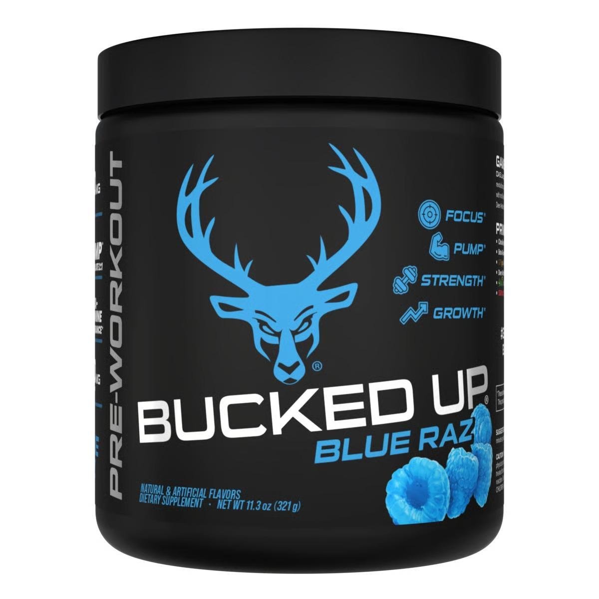 BuckedUp Pre - Workout - Blue Razz 30serv - Pre - Workout - Animal Supps | Supplement, Sports Nutrition, and Vitamin Shop | Vineland NJ