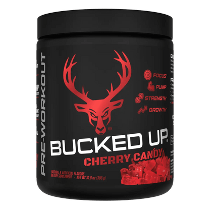 BuckedUp Pre - Workout - Cherry Hard Candy 30serv - Pre - Workout - Animal Supps | Sports Nutrition & Supplement Store | Vineland, NJ
