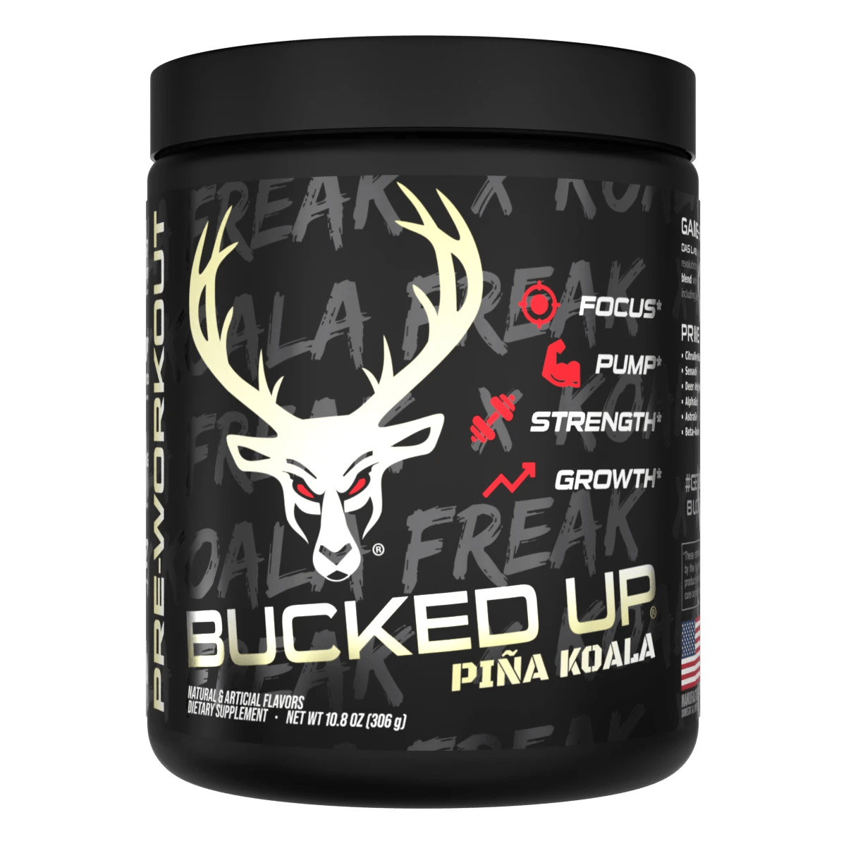 BuckedUp Pre - Workout - Koala Freak - Pina Koala 30serv - Pre - Workout - Animal Supps | Sports Nutrition & Supplement Store | Vineland, NJ