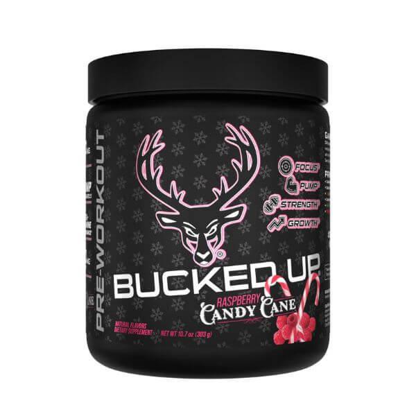 BuckedUp Pre - Workout - Raspberry Candy Cane 30serv - Pre - Workout - Animal Supps | Sports Nutrition & Supplement Store | Vineland, NJ