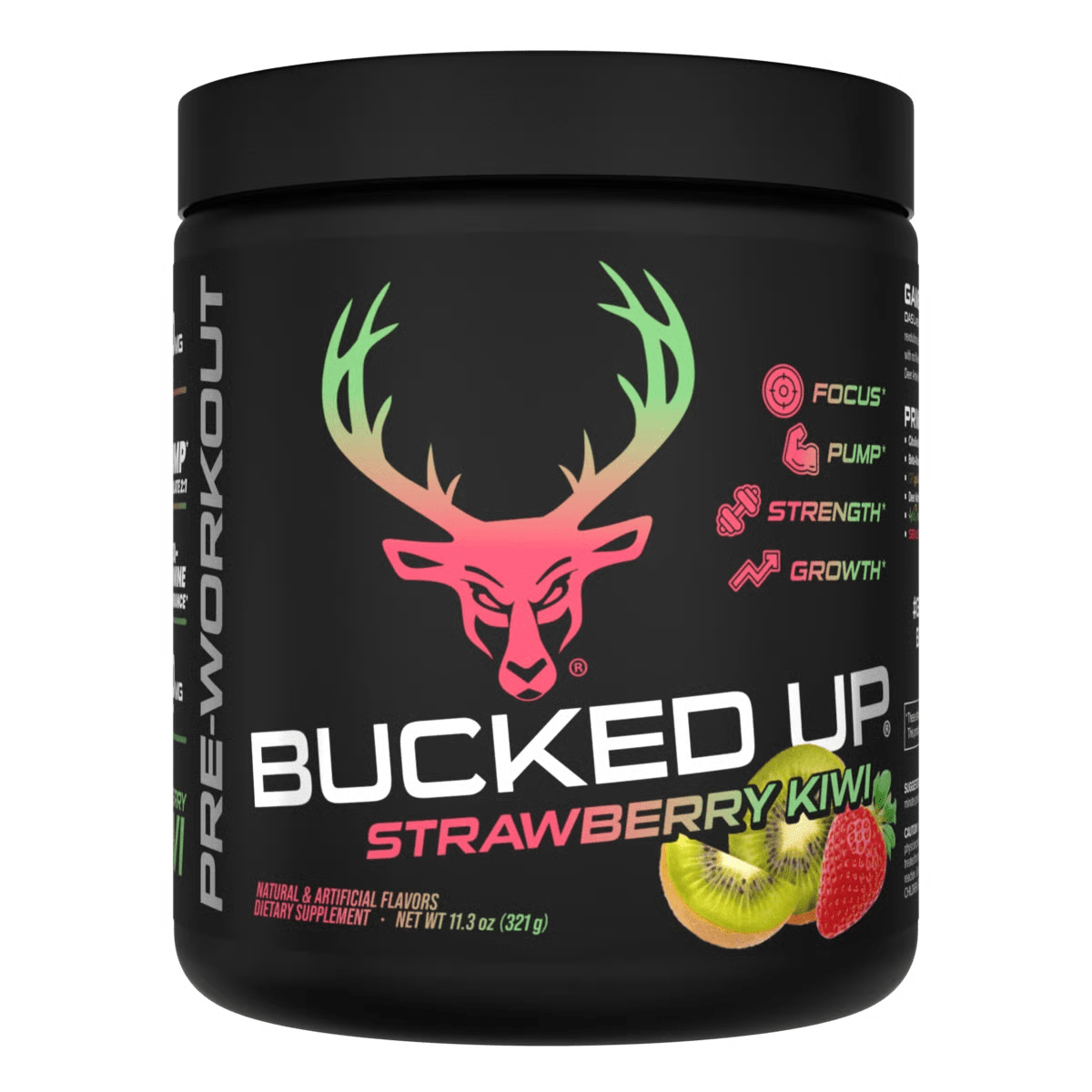 BuckedUp Pre - Workout - Strawberry Kiwi 30serv - Pre - Workout - Animal Supps | Sports Nutrition & Supplement Store | Vineland, NJ
