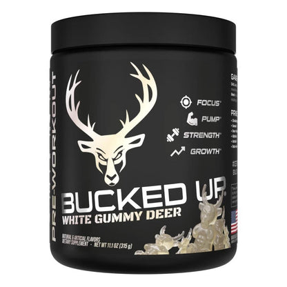 BuckedUp Pre - Workout - White Gummy Deer 30serv - Pre - Workout - Animal Supps | Supplement, Sports Nutrition, and Vitamin Shop | Vineland NJ