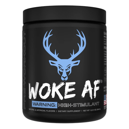 BuckedUp - Woke AF High Stimulant Pre - Workout - Blue Raz 30serv - Pre - Workout - Animal Supps | Sports Nutrition & Supplement Store | Vineland, NJ