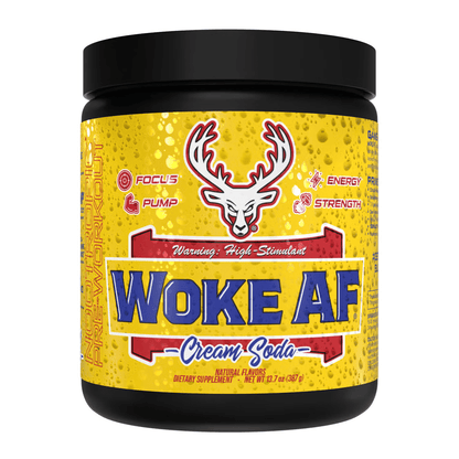 BuckedUp - Woke AF High Stimulant Pre - Workout - Cream Soda 30serv - Pre - Workout - Animal Supps | Sports Nutrition & Supplement Store | Vineland, NJ