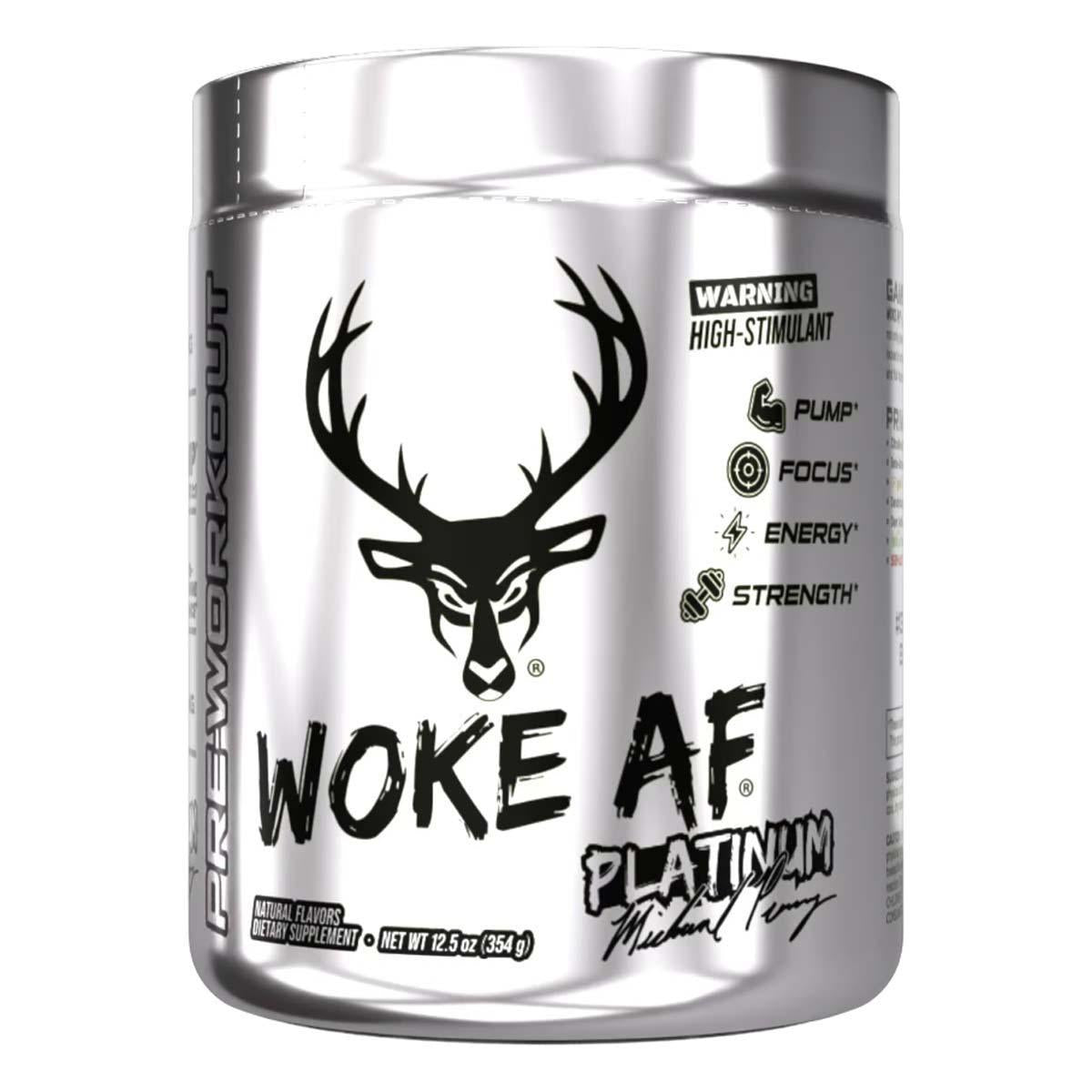 BuckedUp - Woke AF High Stimulant Pre - Workout - Mike Perry (Cherry Coconut) 30serv - Pre - Workout - Animal Supps | Sports Nutrition & Supplement Store | Vineland, NJ