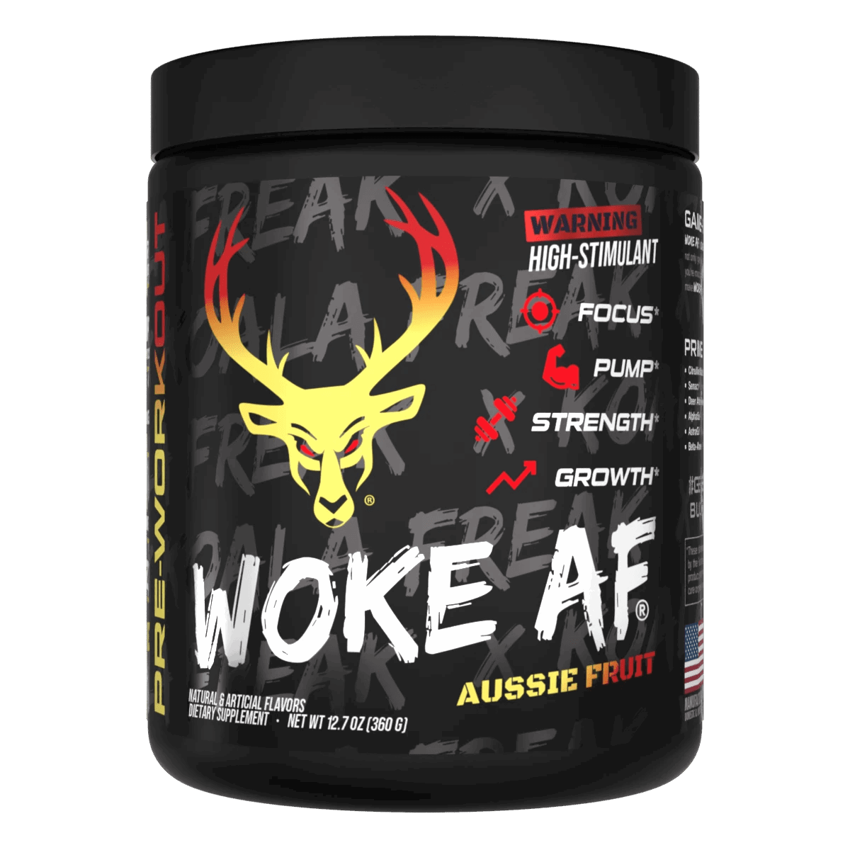 BuckedUp - Woke AF High Stimulant Pre - Workout - Pre - Workout - Animal Supps | Sports Nutrition & Supplement Store | Vineland, NJ