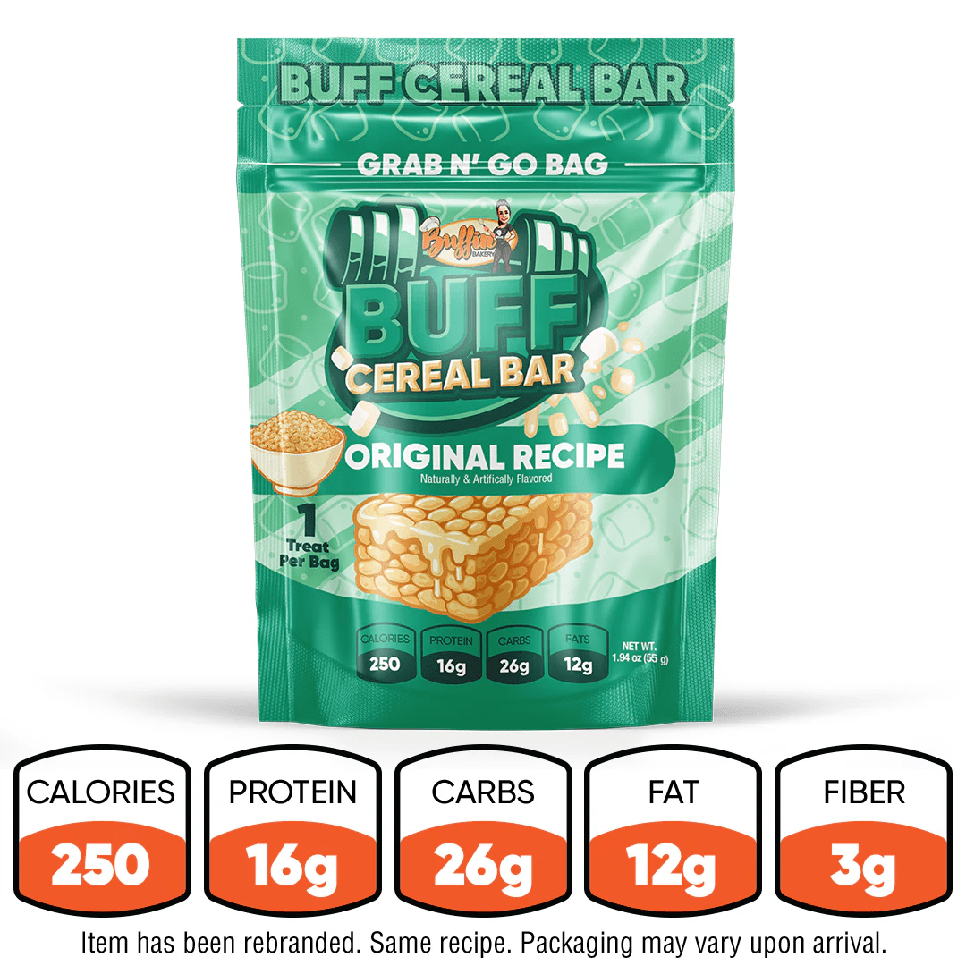Buffin Bakery – Buff Cereal Bar - Original Recipe - Food & Snacks - Animal Supps | Sports Nutrition & Supplement Store | Vineland, NJ