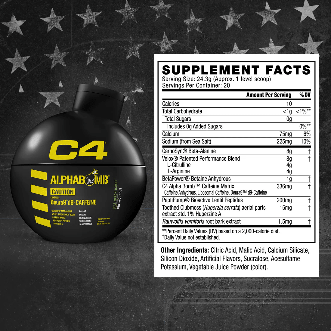 C4 - Alpha Bomb Pre Workout - Blue Rageberry - Pre - Workout - Animal Supps | Supplement, Sports Nutrition, and Vitamin Shop | Vineland NJ