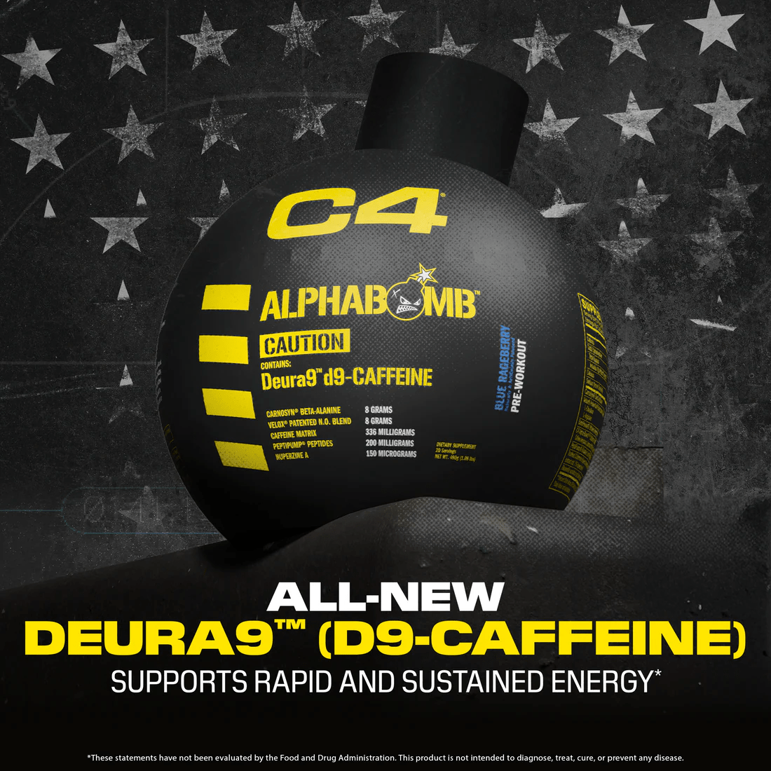 C4 - Alpha Bomb Pre Workout - Blue Rageberry - Pre - Workout - Animal Supps | Supplement, Sports Nutrition, and Vitamin Shop | Vineland NJ
