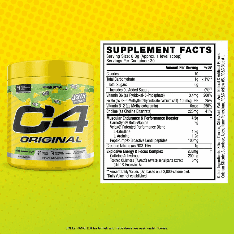 Cellucor - C4 Original Pre Workout - Cherry Popsicle - Pre - Workout - Animal Supps | Sports Nutrition & Supplement Store | Vineland, NJ