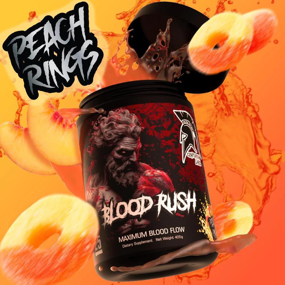 Centurion Labz - Blood Rush - Peach Rings 25serv - Pre - Workout - Animal Supps | Sports Nutrition & Supplement Store | Vineland, NJ