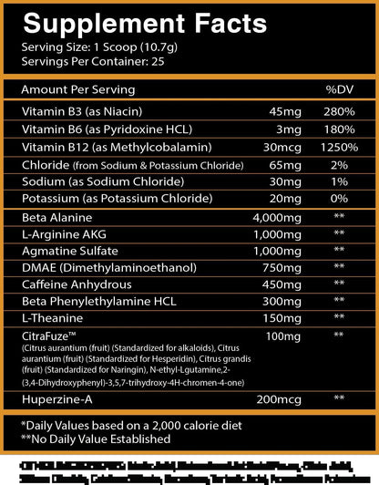 Centurion Labz - God of War - Blood Orange 25serv - Pre - Workout - Animal Supps | Sports Nutrition & Supplement Store | Vineland, NJ