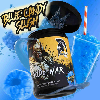 Centurion Labz - God of War - Blue Candy Slush 25serv - Pre - Workout - Animal Supps | Sports Nutrition & Supplement Store | Vineland, NJ
