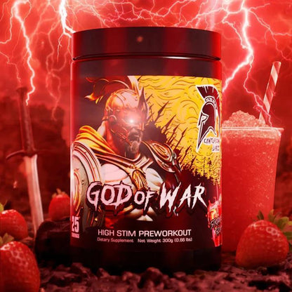 Centurion Labz - God of War - Strawberry Slushie 25serv - Pre-Workout -Animal Supps | Supplement, Sports Nutrition, and Vitamin Shop | Vineland NJ