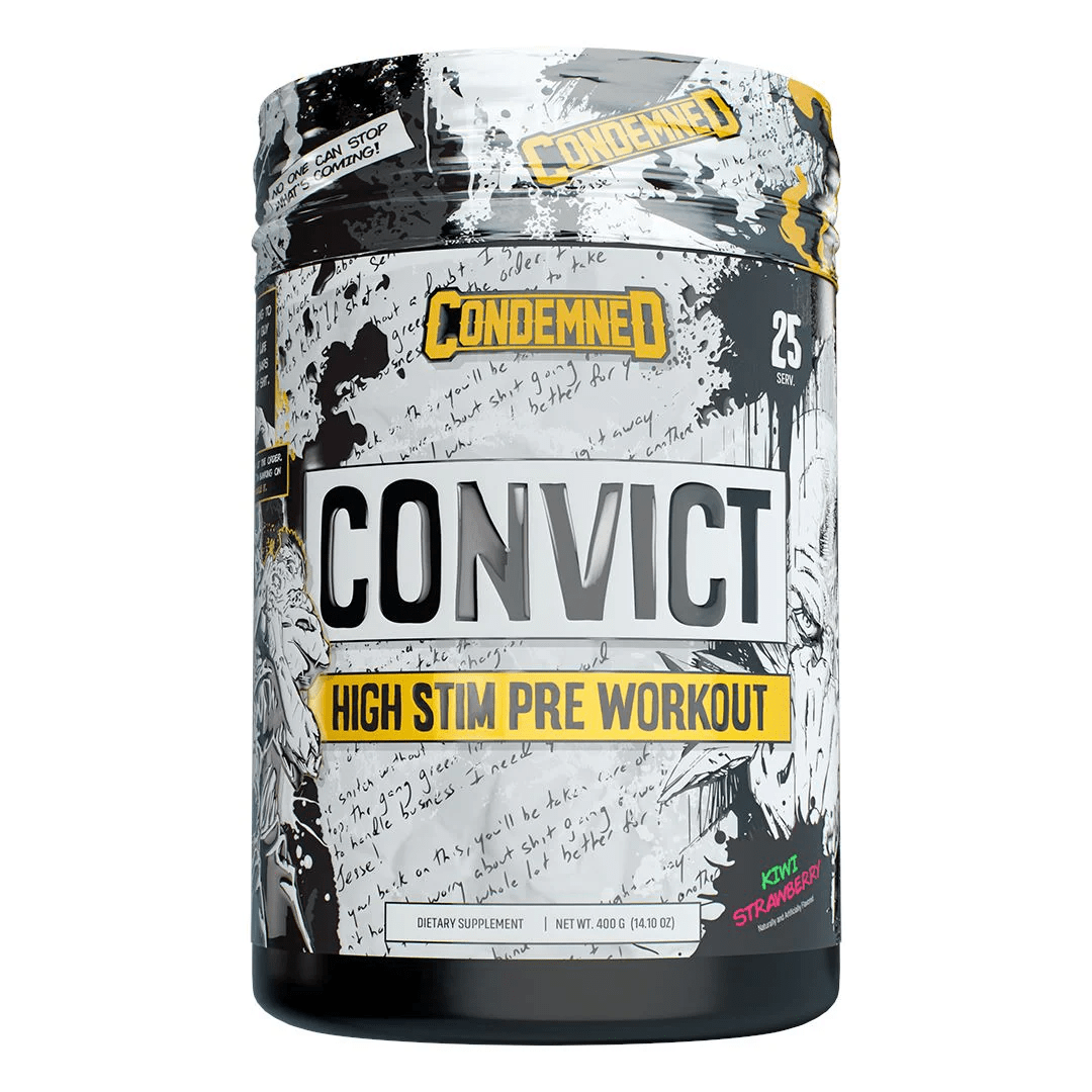 Condemned Labz - Convict Stim - Kiwi Strawberry 25serv - Pre - Workout - Animal Supps | Sports Nutrition & Supplement Store | Vineland, NJ