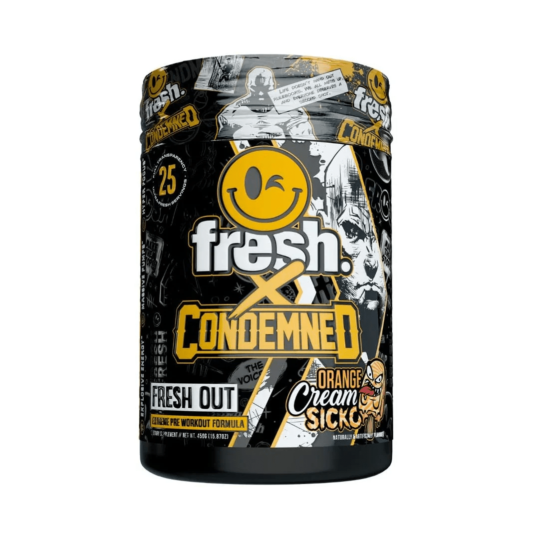 Condemned Labz™ x Fresh™ – Fresh Out Pre - Workout - Locked Up Lemon Ice Tea - Pre - Workout - Animal Supps | Supplement, Sports Nutrition, and Vitamin Shop | Vineland NJ