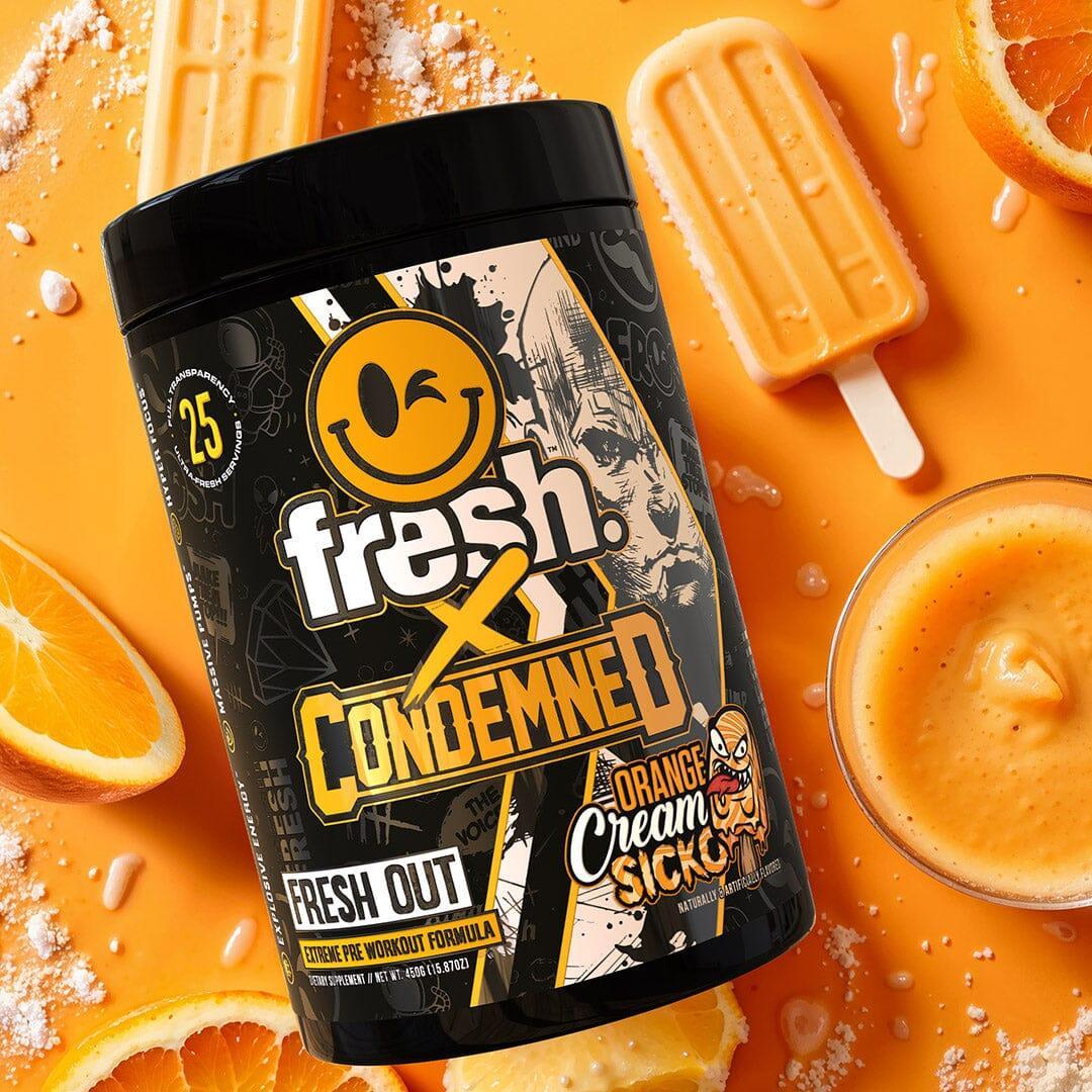 Condemned Labz™ x Fresh™ – Fresh Out Pre - Workout - Locked Up Lemon Ice Tea - Pre - Workout - Animal Supps | Supplement, Sports Nutrition, and Vitamin Shop | Vineland NJ