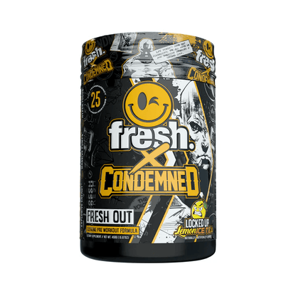 Condemned Labz™ x Fresh™ – Fresh Out Pre - Workout - Locked Up Lemon Ice Tea - Pre - Workout - Animal Supps | Supplement, Sports Nutrition, and Vitamin Shop | Vineland NJ