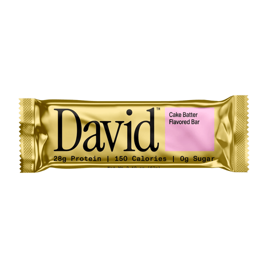 David Protein Bar - Cake Batter Single - Protein Bar - Animal Supps | Supplement, Sports Nutrition, and Vitamin Shop | Vineland NJ