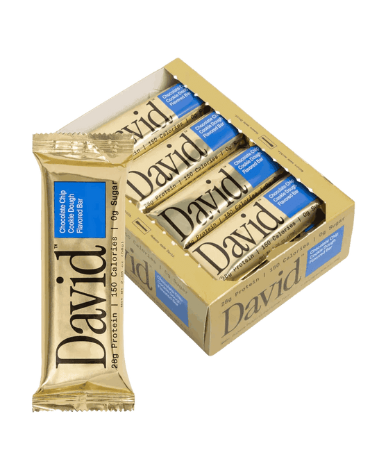 David Protein Bar - Chocolate Chip Cookie Dough Single - Protein Bar - Animal Supps | Sports Nutrition & Supplement Store | Vineland, NJ