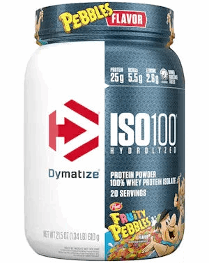 Dymatize - ISO 100 - Fruity Pebbles 1.4lb - Protein - Animal Supps | Sports Nutrition & Supplement Store | Vineland, NJ