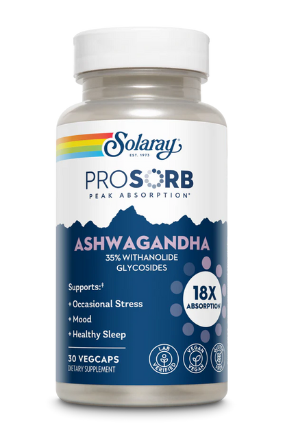 Solaray - ProSorb Ashwagandha 18x