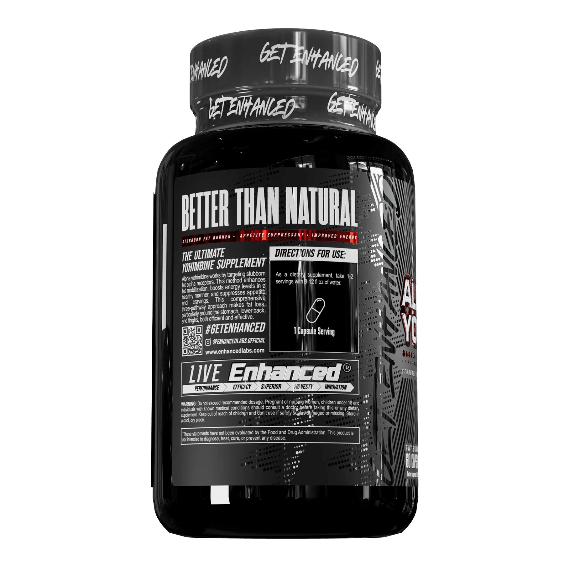 Enhanced Labs - Alpha Yohimbine - Fat Burner - Animal Supps | Supplement, Sports Nutrition, and Vitamin Shop | Vineland NJ