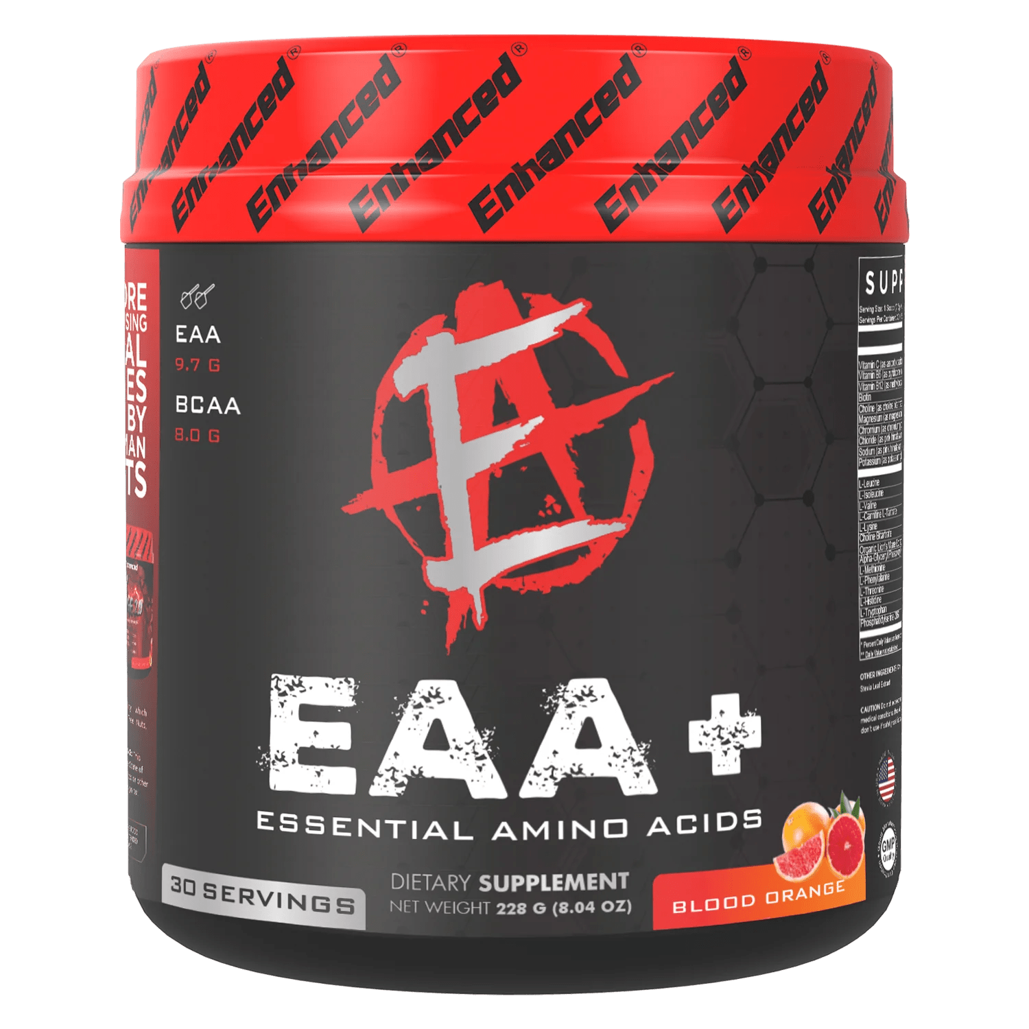 Enhanced Labs - EAA+ - Blood Orange - Amino Acids - Animal Supps | Sports Nutrition & Supplement Store | Vineland, NJ