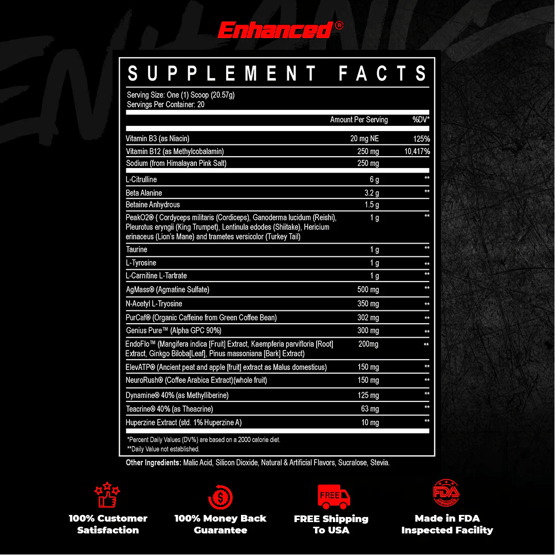 Enhanced Labs - Maximus Stim Pre - Workout - Grape Rock Candy - Pre - Workout - Animal Supps | Supplement, Sports Nutrition, and Vitamin Shop | Vineland NJ