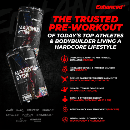 Enhanced Labs - Maximus Stim Pre - Workout - Grape Rock Candy - Pre - Workout - Animal Supps | Supplement, Sports Nutrition, and Vitamin Shop | Vineland NJ