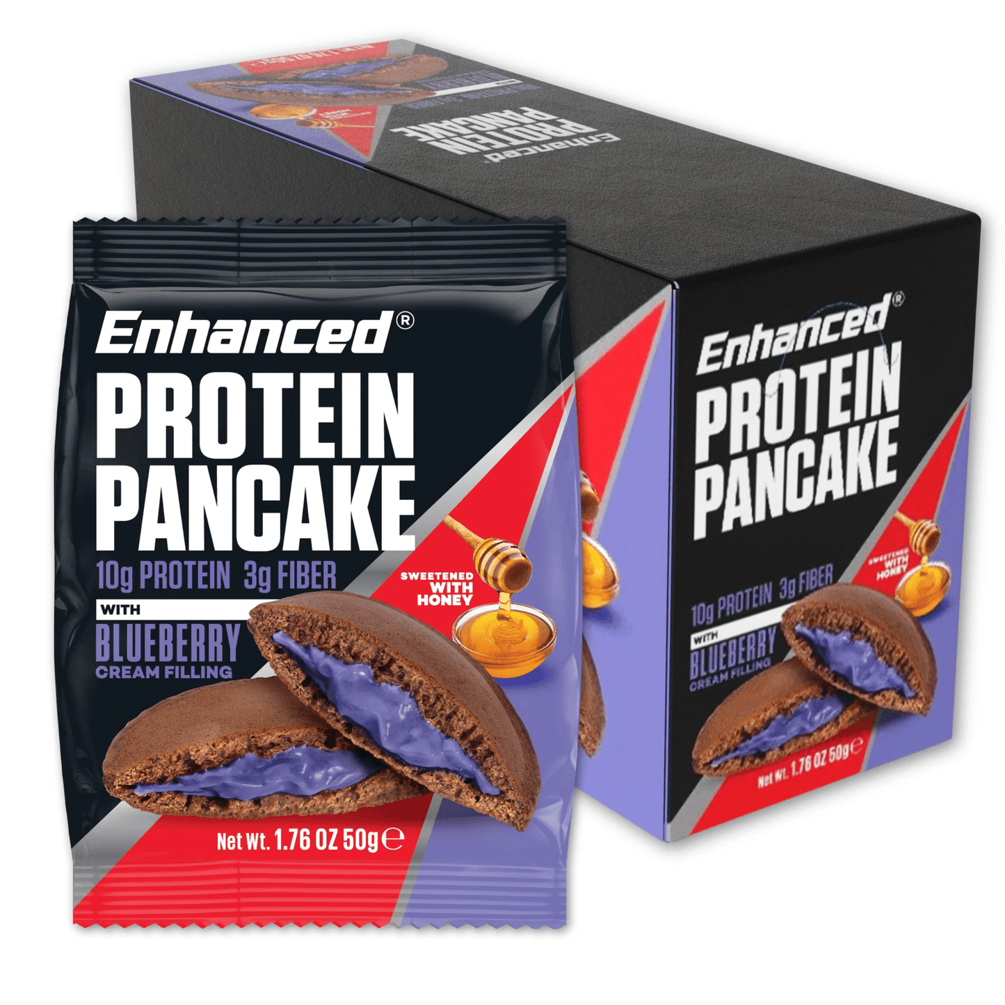 Enhanced Labs - Protein Pancake - Blueberry Cream Single - Food/Snacks - Animal Supps | Sports Nutrition & Supplement Store | Vineland, NJ