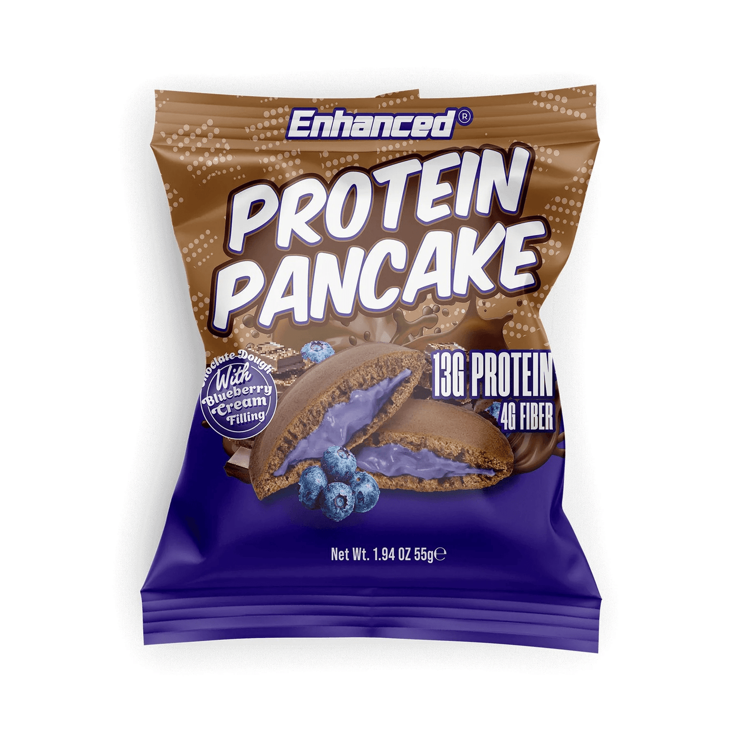 Enhanced Labs - Protein Pancake - Blueberry Cream Single - Food/Snacks - Animal Supps | Supplement, Sports Nutrition, and Vitamin Shop | Vineland NJ