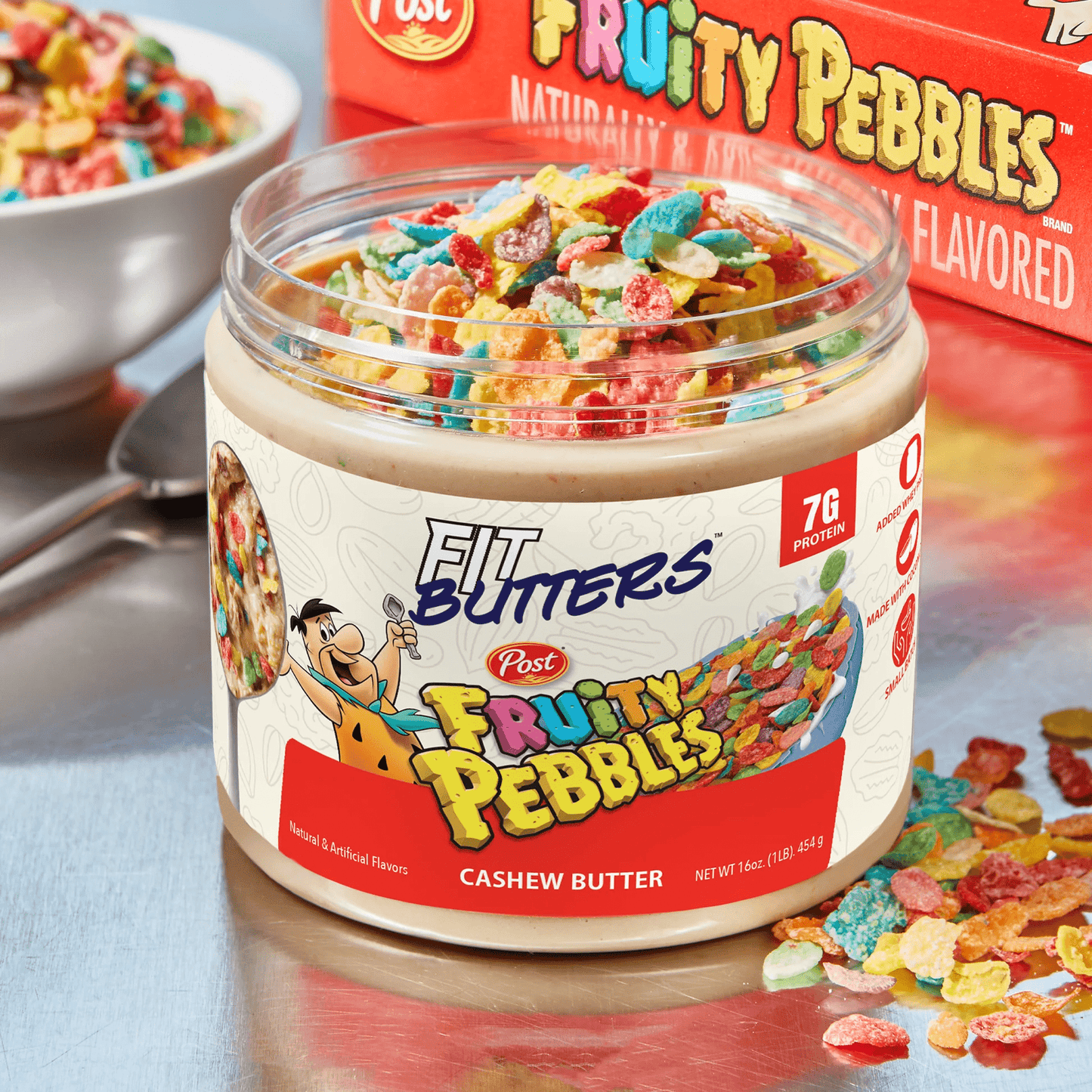 Fit Butters - Fruity PEBBLES (Cashew Butter) 16oz - Food/Snacks - Animal Supps | Sports Nutrition & Supplement Store | Vineland, NJ