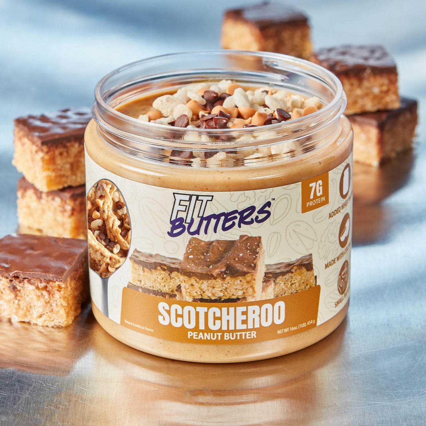 Fit Butters - Scotcheroo 16oz - Food/Snacks -Animal Supps